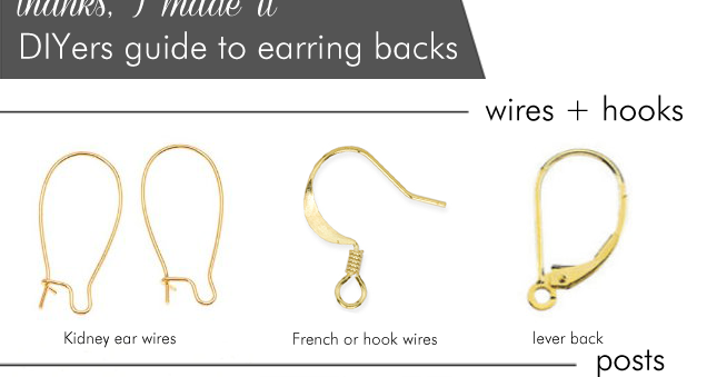 what are the different types of earring backs what are the different types of earring backs